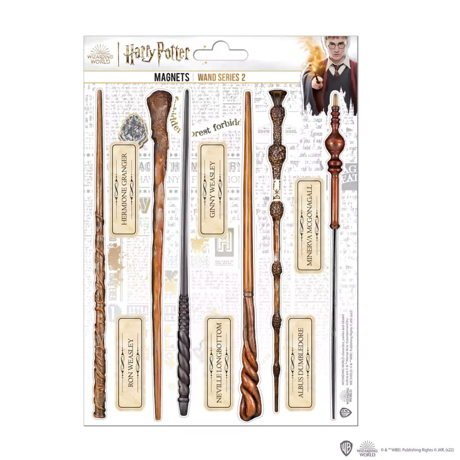 Keuken ShopForGeek | Harry Potter - Wand 02 - Board Of 12 Foam Magnets