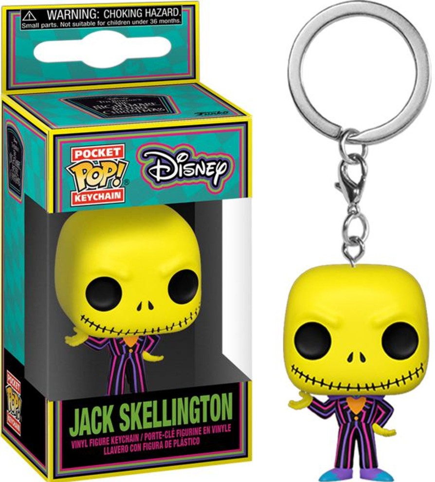 Accessoires Funko | Nightmare Before Christmas - Pocket Pop Keychains - Blacklight Jack