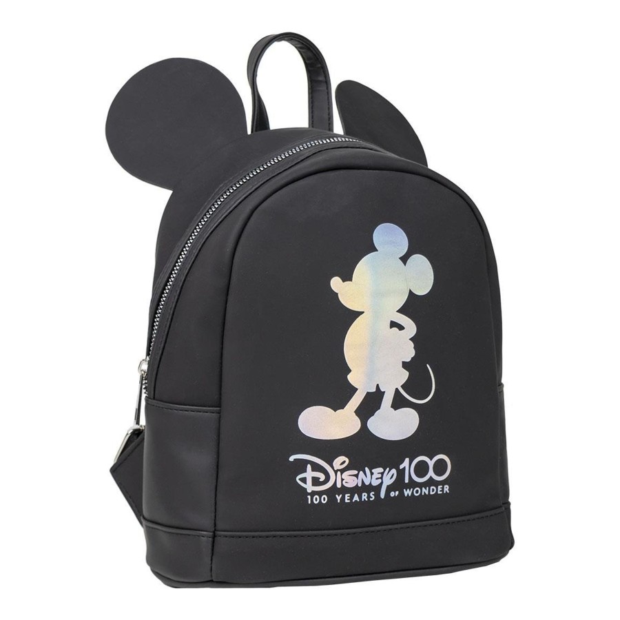 Accessoires Cerda | Disney 100 Years - Mickey - Mini Faux-Leather Backpack