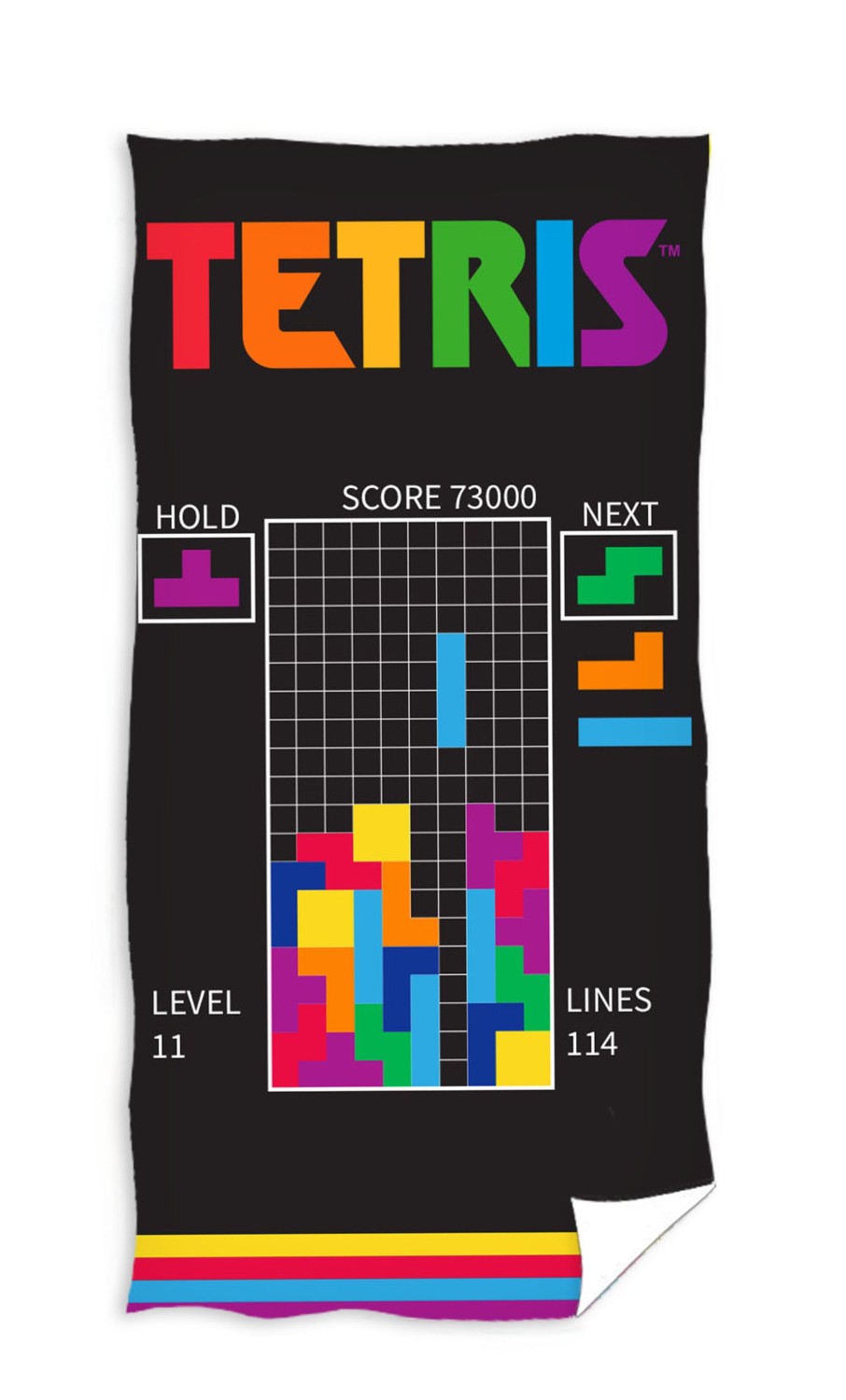 Decoratie ShopForGeek | Tetris - Beach Towel Premium 100% Cotton - 70X140Cm