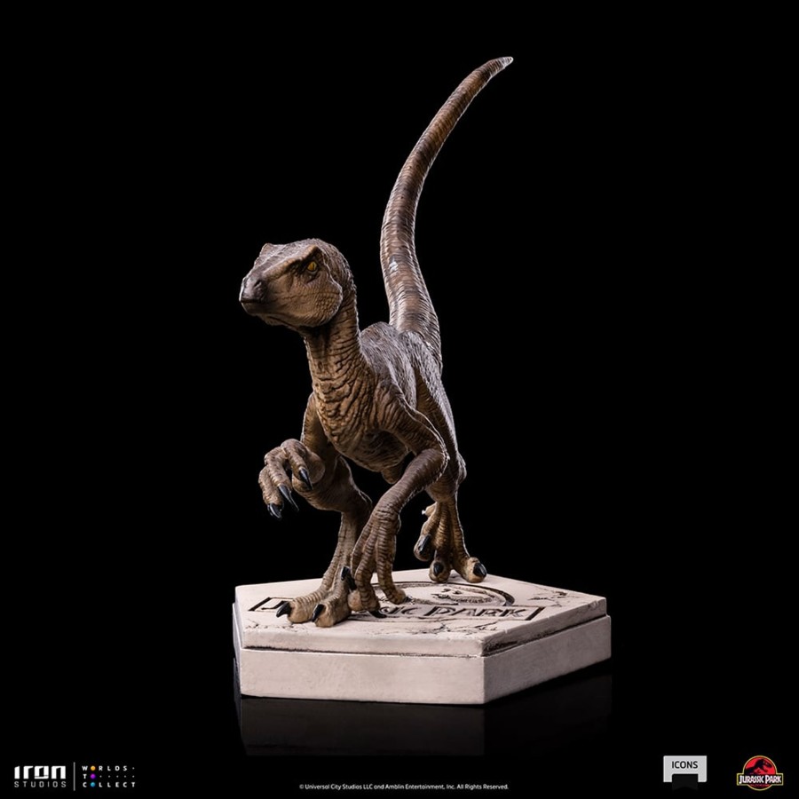 Figuren Iron Studios | Jurassic Park - Velociraptor B - Statue Icons 9 X 12 X 10Cm