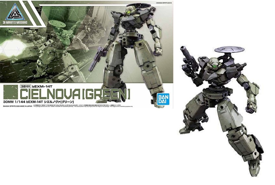 Figuren Bandai Model Kit | 30Mm - 1/44 Bexm-14T Cielnova (Green) - Model Kit