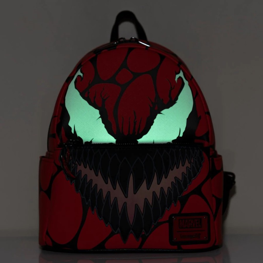 Accessoires Loungefly | Marvel - Carnage - Mini Backpack "Glow In The Dark" Loungefly