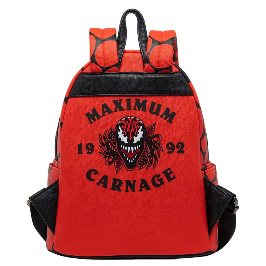 Accessoires Loungefly | Marvel - Carnage - Mini Backpack "Glow In The Dark" Loungefly