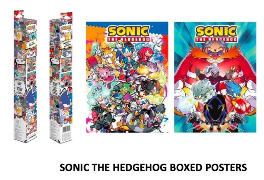 Decoratie Pyramid | Sonic - Green Hill - 2 Posters 52 X 38Cm Set