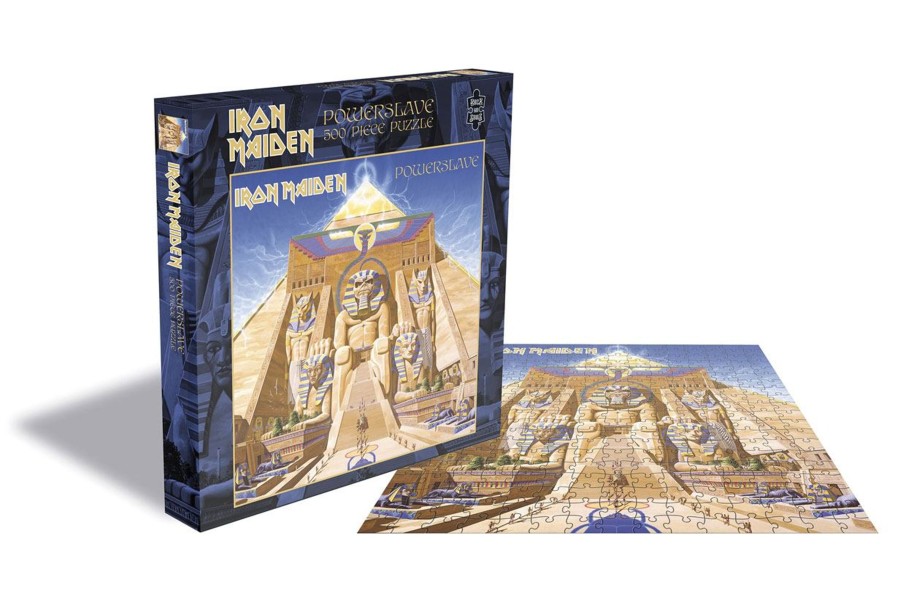 Spelletjes Rock Saws | Iron Maiden - Powerslave - Album Puzzle 500P 41X41Cm