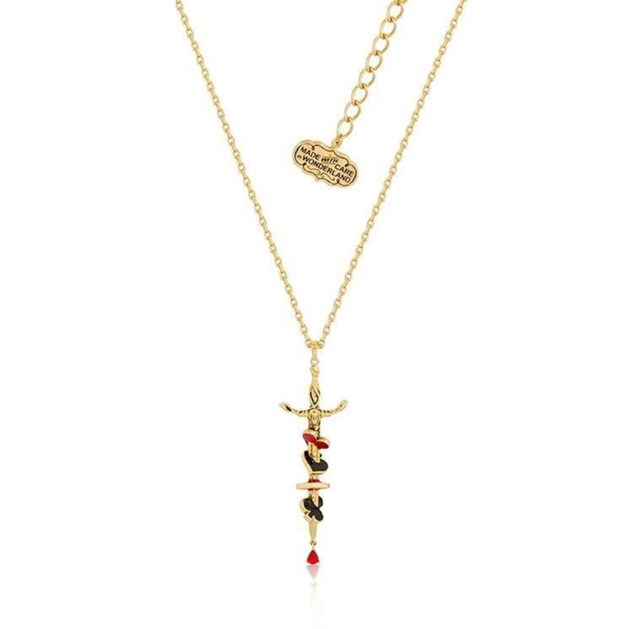 Accessoires Couture Kingdom | Alice - Red Queen Necklace - 'Gold Plated'