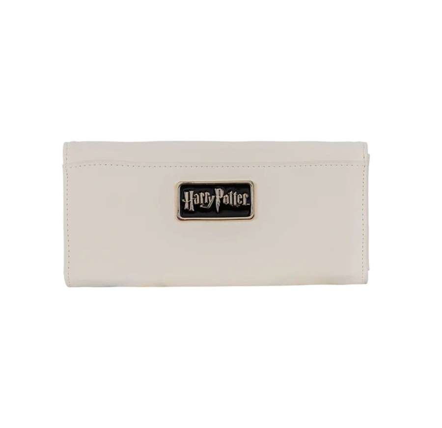 Accessoires Bioworld International | Harry Potter - Deathly Hallows Floral - Premium Wallet '19X10X4Cm'