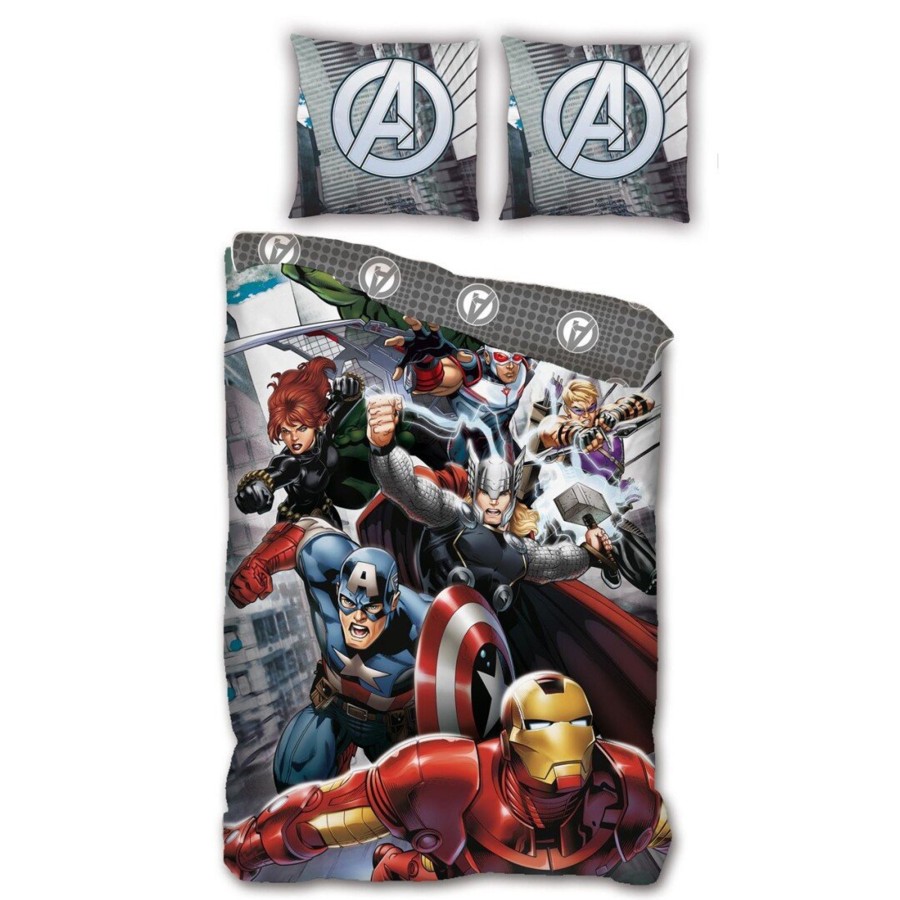 Decoratie AyMax | Avengers - Duvet Cover 140X200 - '100% Microfiber'