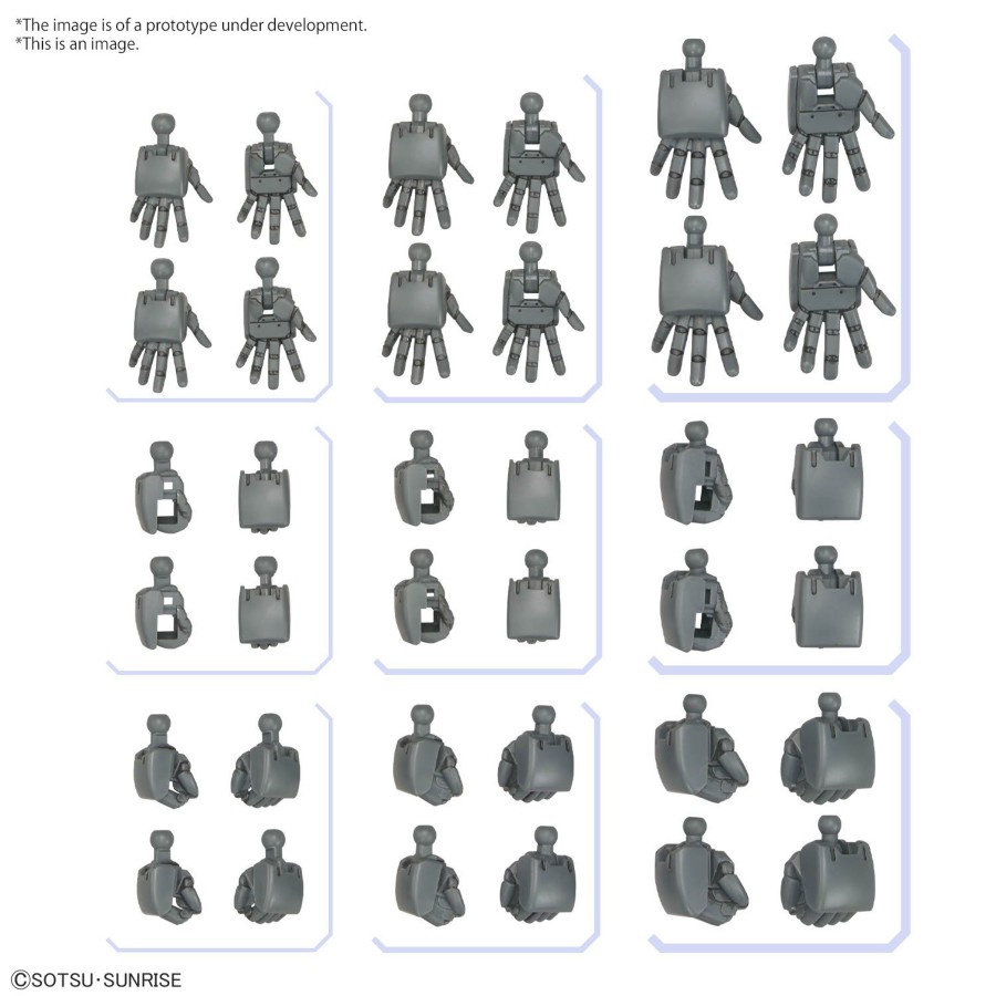 Figuren Bandai Model Kit | Gundam - Option Parts Set Gunpla 4 (Build Hands Round) - Model Kit