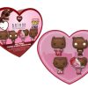 Figuren Funko | Dc - Pocket Pop Keychains 4 Pack- Valentine (Chocolate Look)