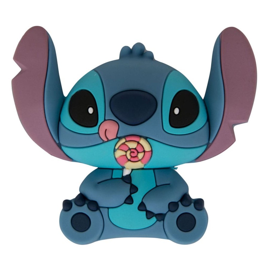 Keuken Monogram | Disney - Stitch With Lollipop - 3D Foam Collectible Magnet