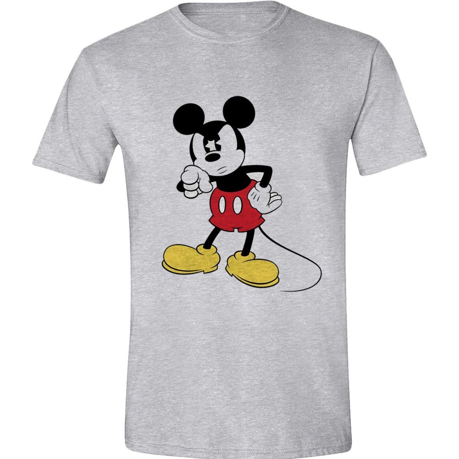 Kleding DISNEY | Disney - T-Shirt - Mickey Mouse Angry Face (S)