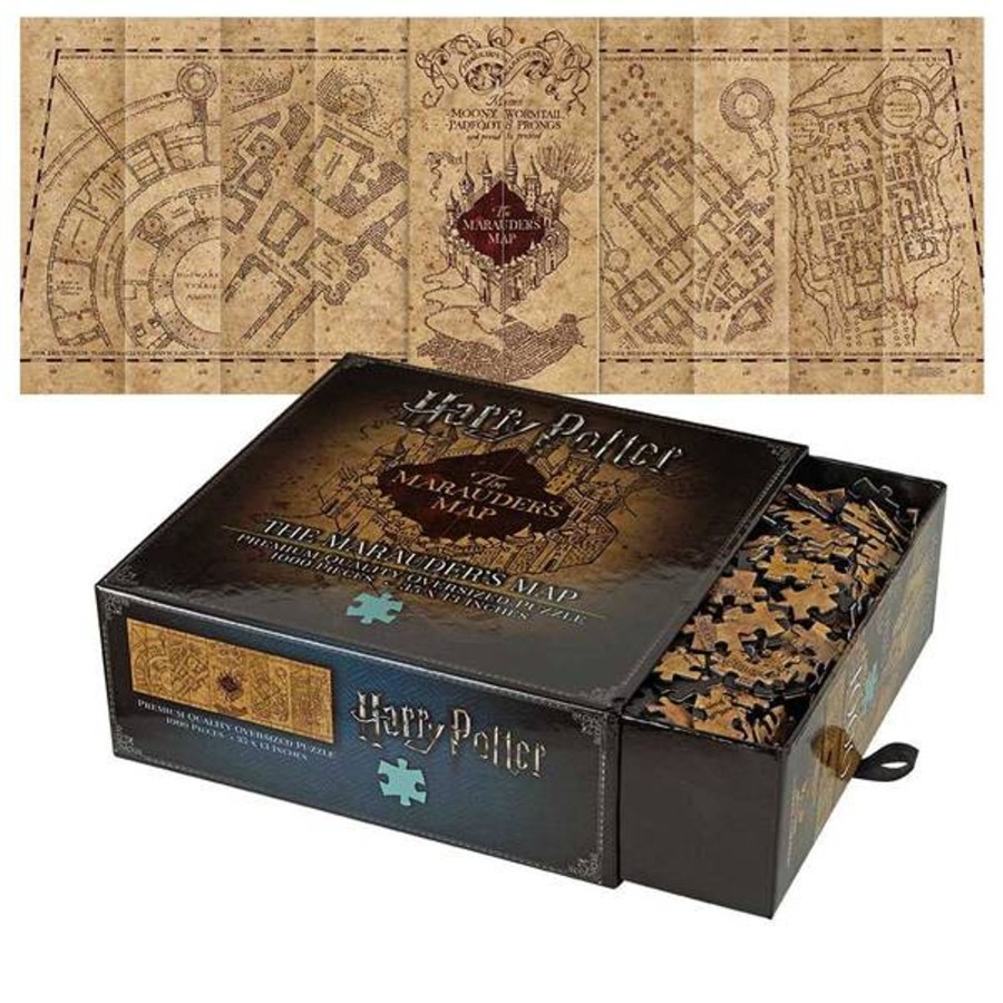 Spelletjes Noble Collection | Harry Potter - Puzzle 1000 Pcs - The Marauder?S Map Cover