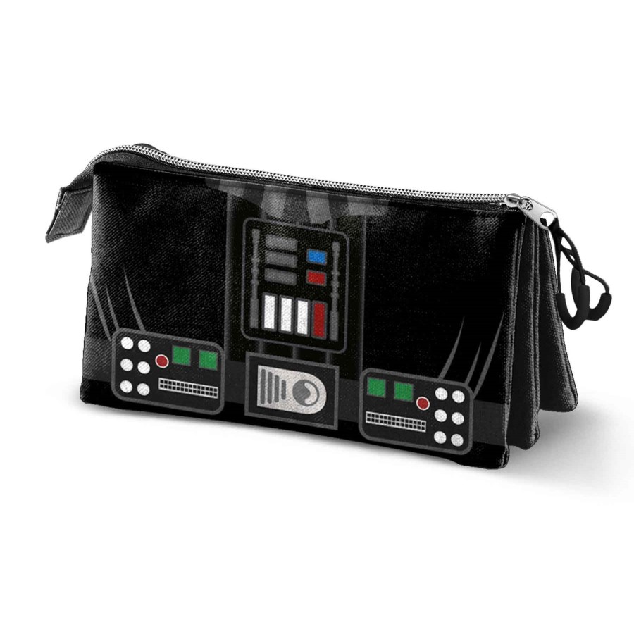 Kantoor Karactermania | Star Wars Dark V - Pencil Case 3 Comp - '23X11X10' - Recycled Material