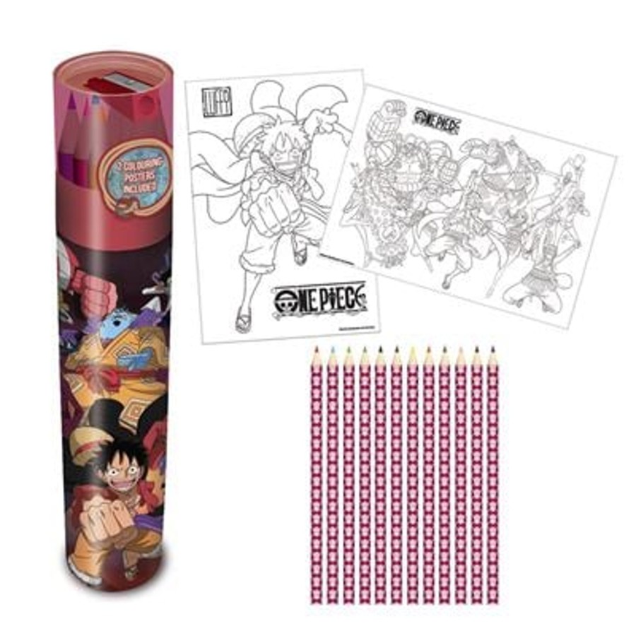 Kantoor Pyramid | One Piece - Straw Hat Pirates - Pencil Tube '2 Poster Inside'