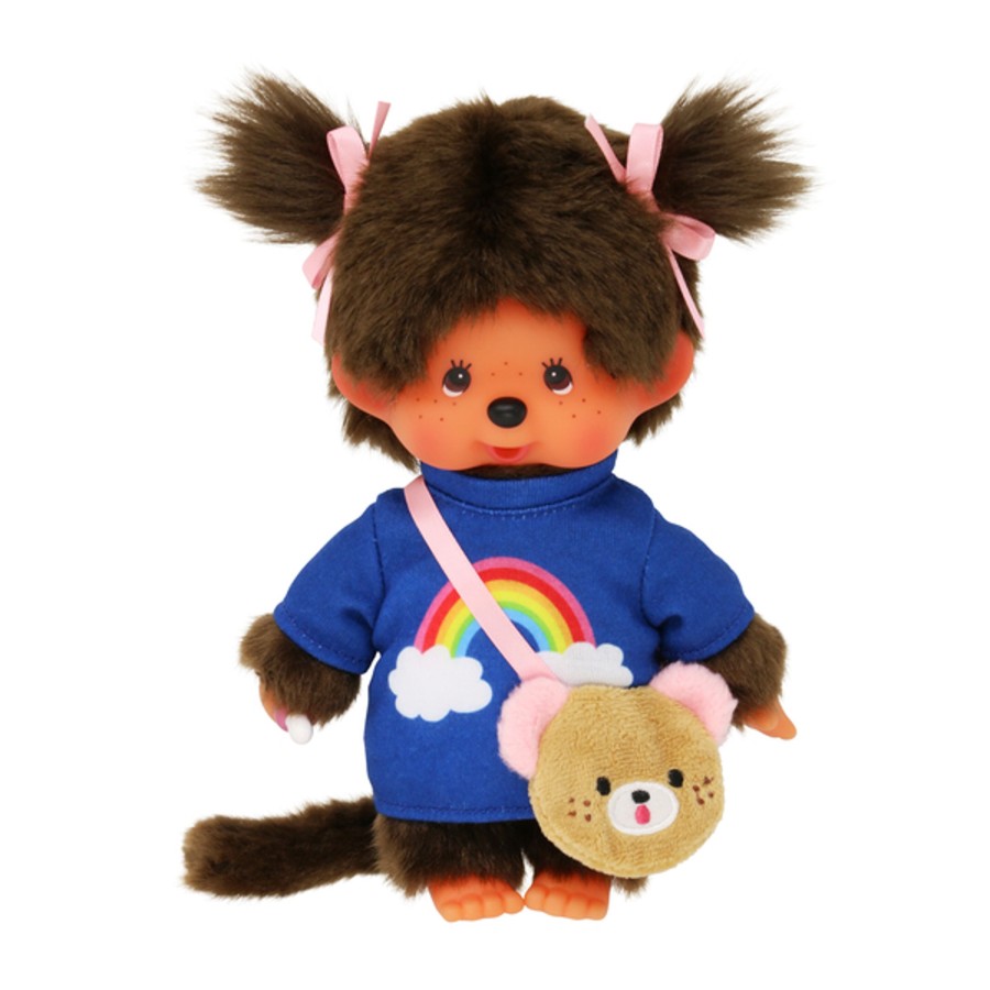 Figuren Bandai Red | Monchhichi - Shoulder Strap - Plush 20Cm