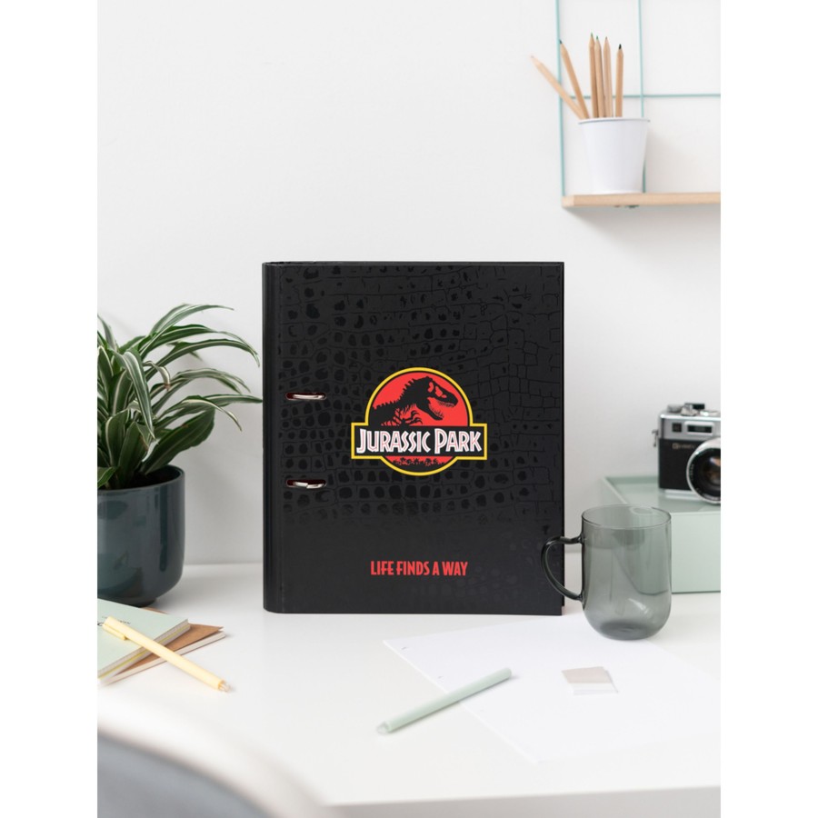 Kantoor ShopForGeek | Jurassic Park - Life Finds A Way - Premium 2 Rings Bender '32X38Cm'