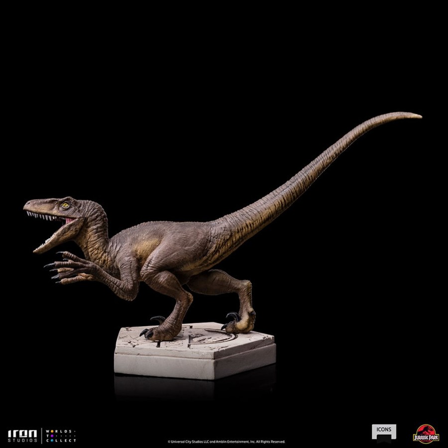 Figuren Iron Studios | Jurassic Park - Velociraptor A - Statue Icons 9 X 12,5 X 10Cm