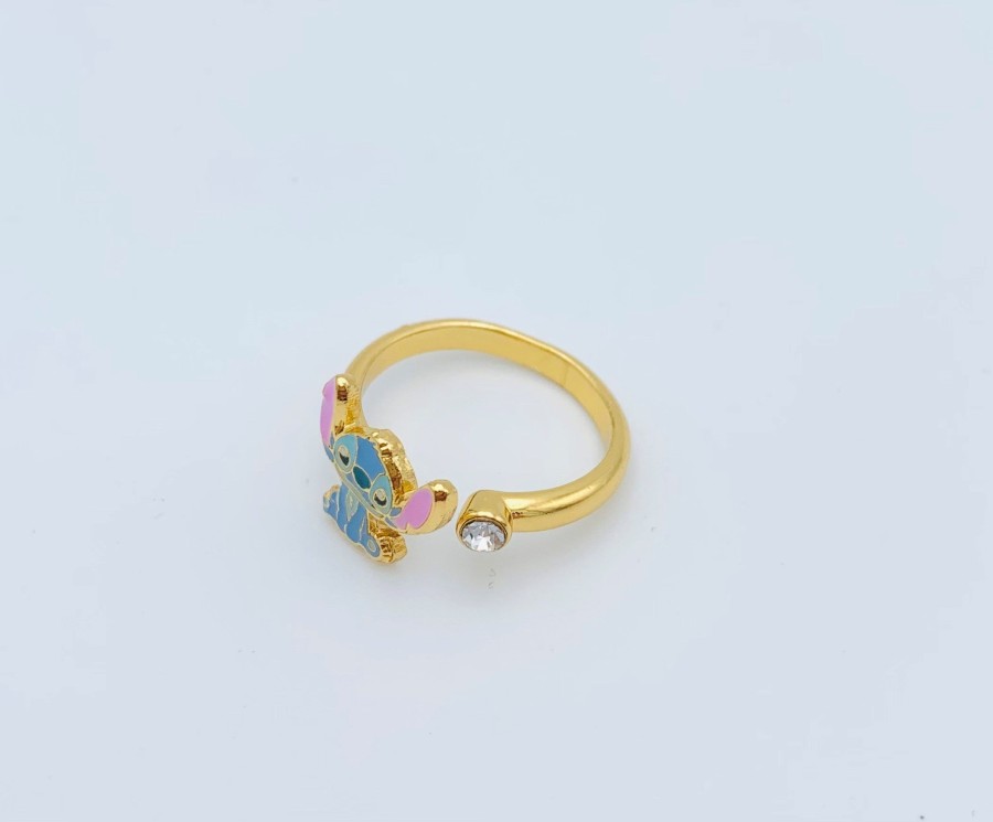 Accessoires Peershardy | Stitch - Adjustable Ring - Plated Brass