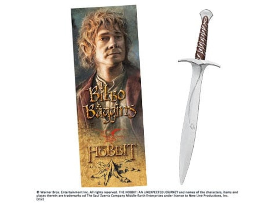 Kantoor Noble Collection | The Hobbit - Sting Sword Pen And Paper Bookmark