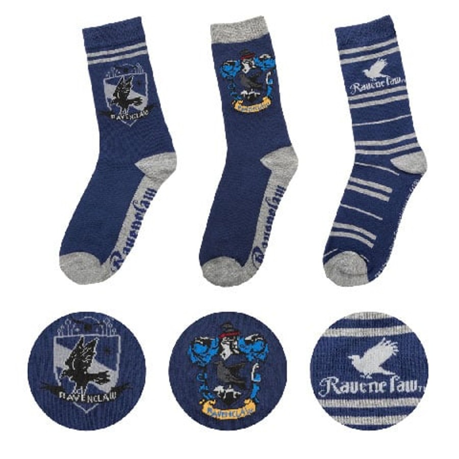 Kleding Cinereplicas | Harry Potter - Set Of 3 Socks - Ravenclaw - Size 37 - 46