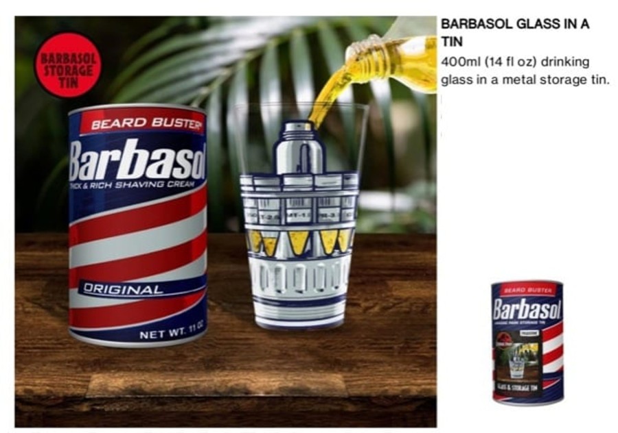 Keuken Paladone | Jurassic Park - Barbasol Glass In Tin - 400Ml