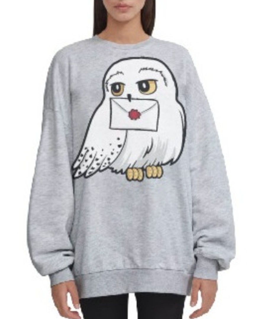 Kleding Cotton Division | Harry Potter - Hedwig - Women Sweat-Shirt Oversize (S)