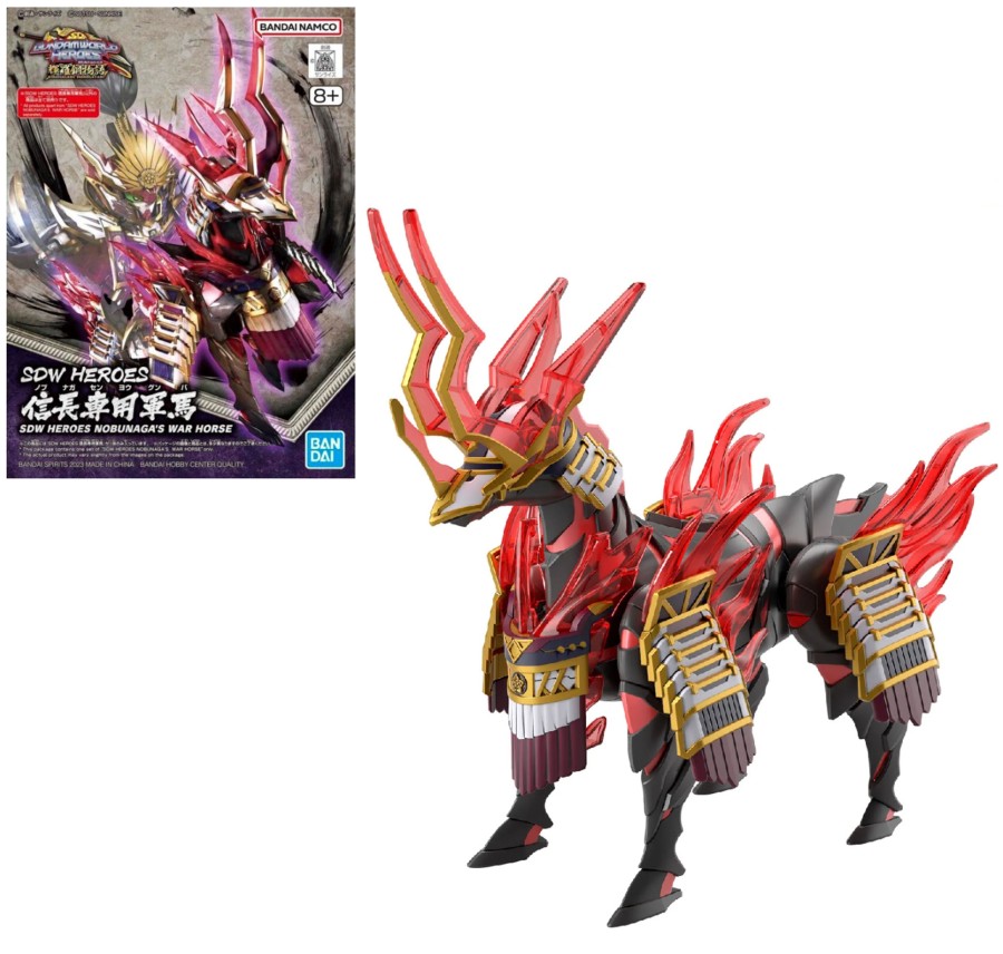 Figuren Bandai Model Kit | Gundam - Sdw Heroes Nobunaga'S War Horse - Model Kit