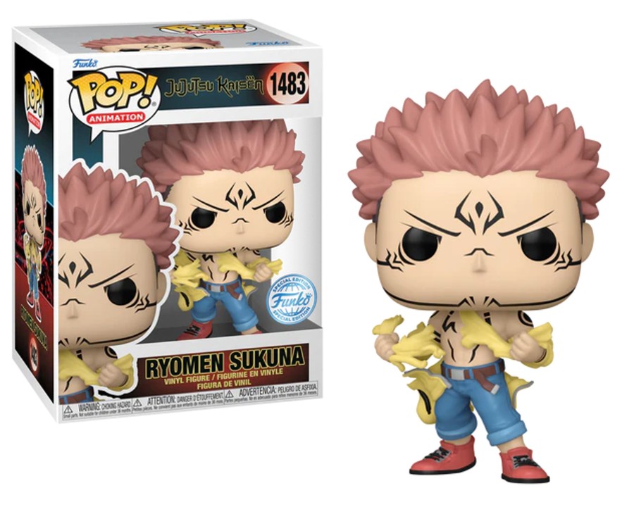 Figuren Funko | Jujutsu Kaisen - Pop Animation N° 1483 - Sukuna Tearing Shirt