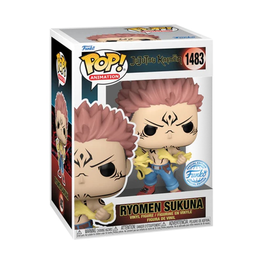 Figuren Funko | Jujutsu Kaisen - Pop Animation N° 1483 - Sukuna Tearing Shirt