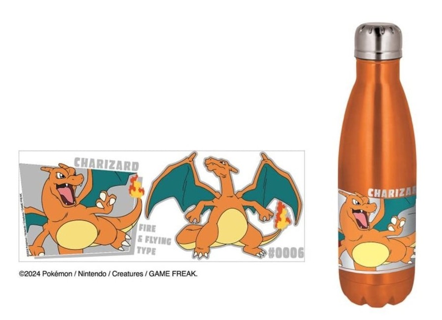 Keuken Stor | Pokemon - Charizard - Stainless Steel Bottle 780Ml