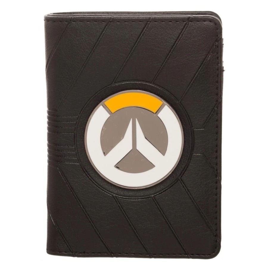 Accessoires ShopForGeek | Overwatch - Basic Black Vertical Wallet