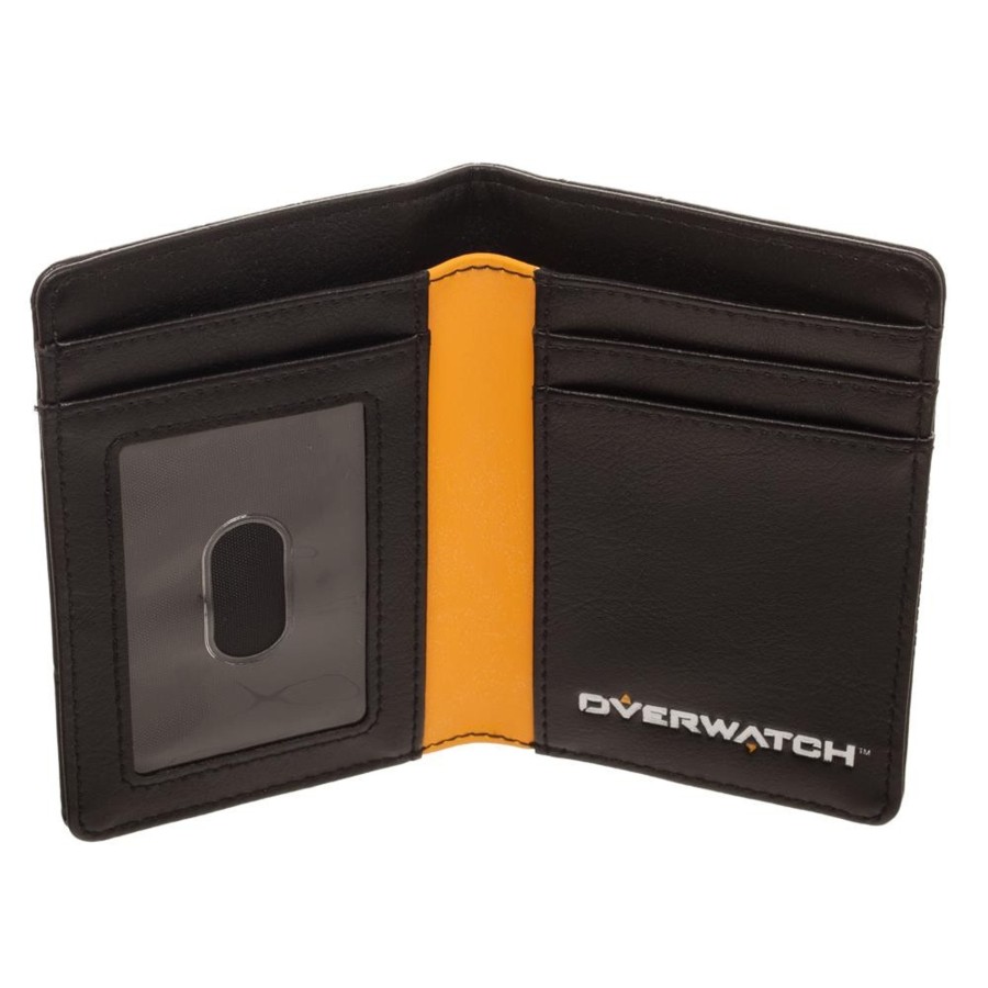 Accessoires ShopForGeek | Overwatch - Basic Black Vertical Wallet