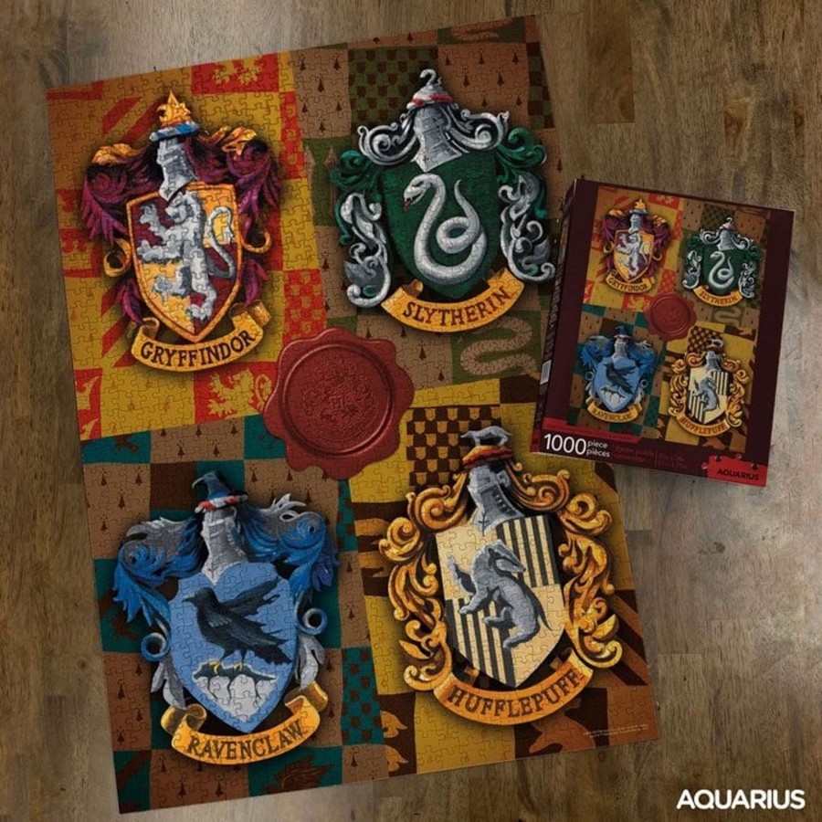 Spelletjes Aquarius | Harry Potter - Crests - Puzzle 1000P