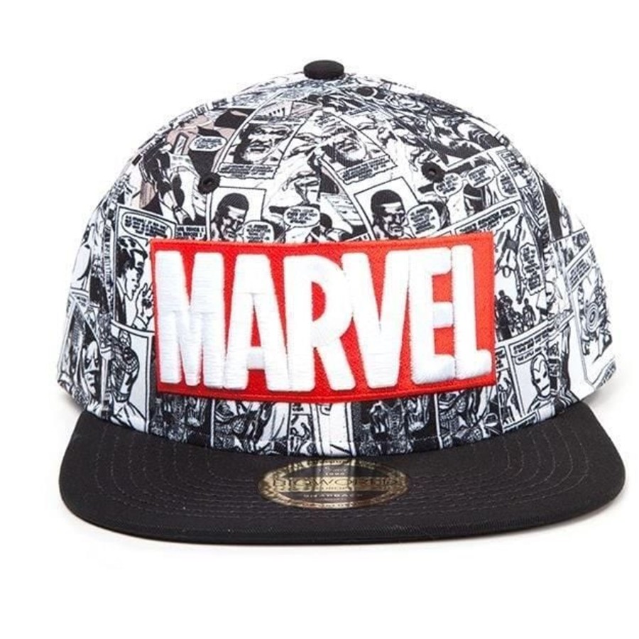 Accessoires Difuzed | Marvel - Snapback - Classic Logo Red & White