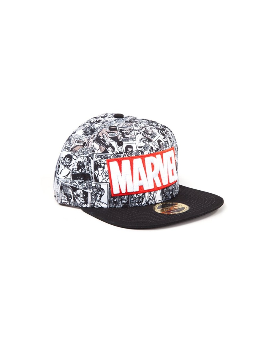 Accessoires Difuzed | Marvel - Snapback - Classic Logo Red & White