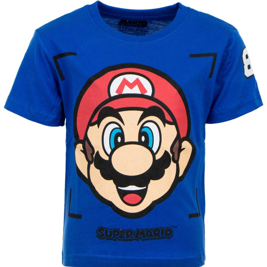 Kleding SUPER MARIO | Super Mario - Head - Kids T-Shirt - 3 Jaar