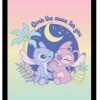 Decoratie Pyramid | Lilo & Stitch - Stitch Over The Moon - Collector Print 30X40Cm