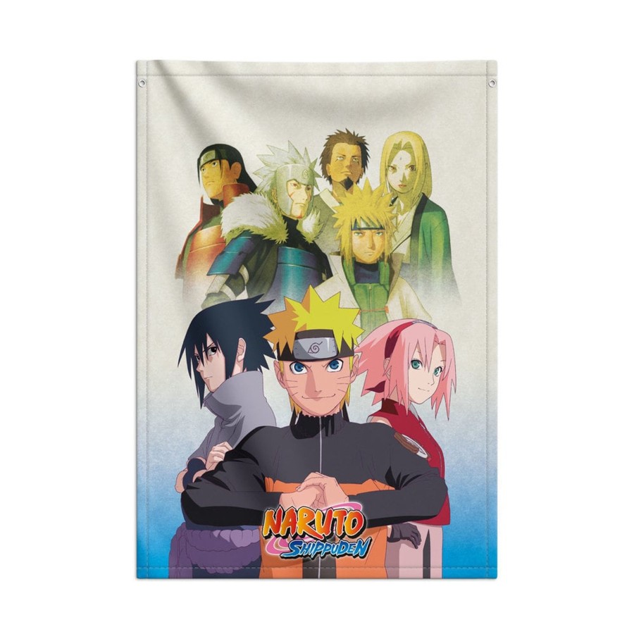 Decoratie Grupo Erik | Naruto Shippuden - Team - Banner Flag 70X100 Cm