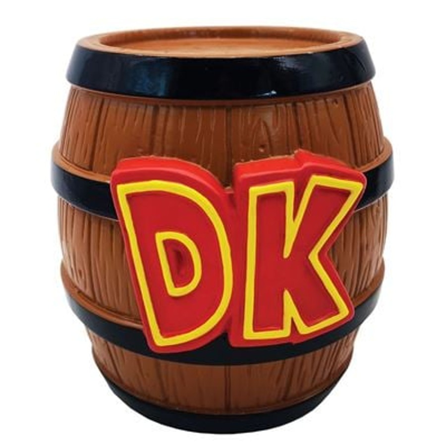 Decoratie Pyramid | Donkey Kong - Dk Barrel - Shaped Money Bank 14.7Cm