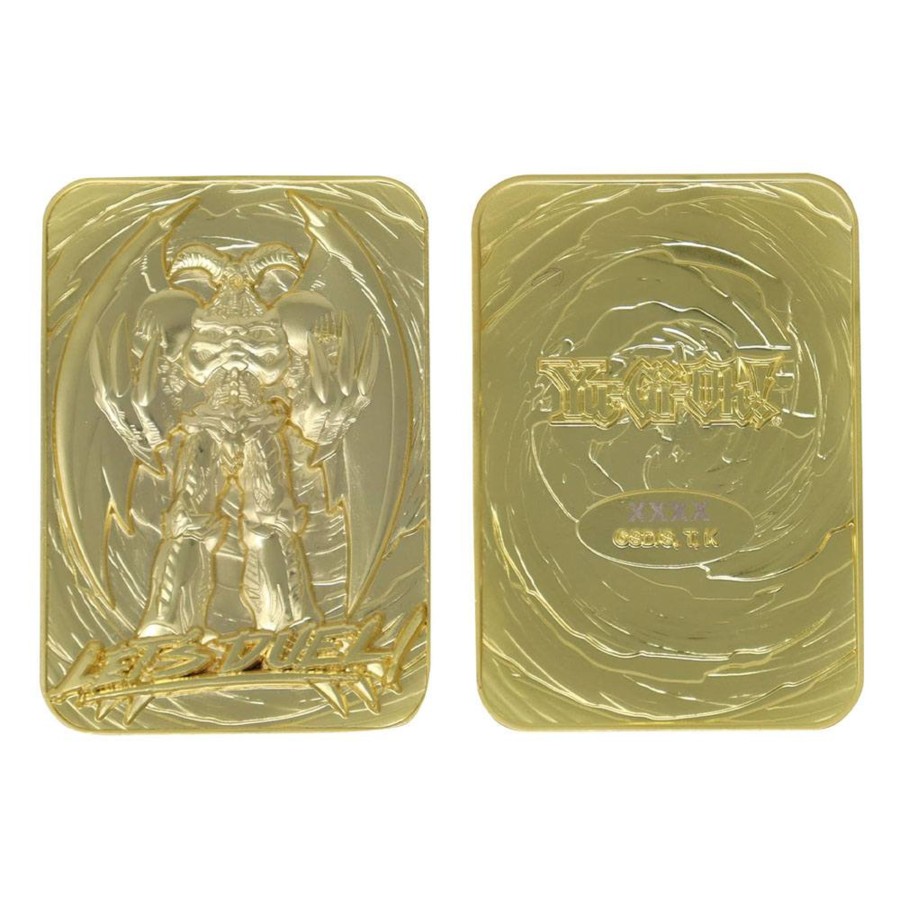 Decoratie Fanattik | Yu-Gi-Oh! - Summoned Skull - Gold Plated Metal Card Collector