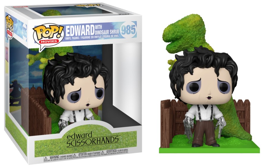 Figuren Funko | Edward Scissorhands - Pop Deluxe N° 985 - Edward & Dino Hedge