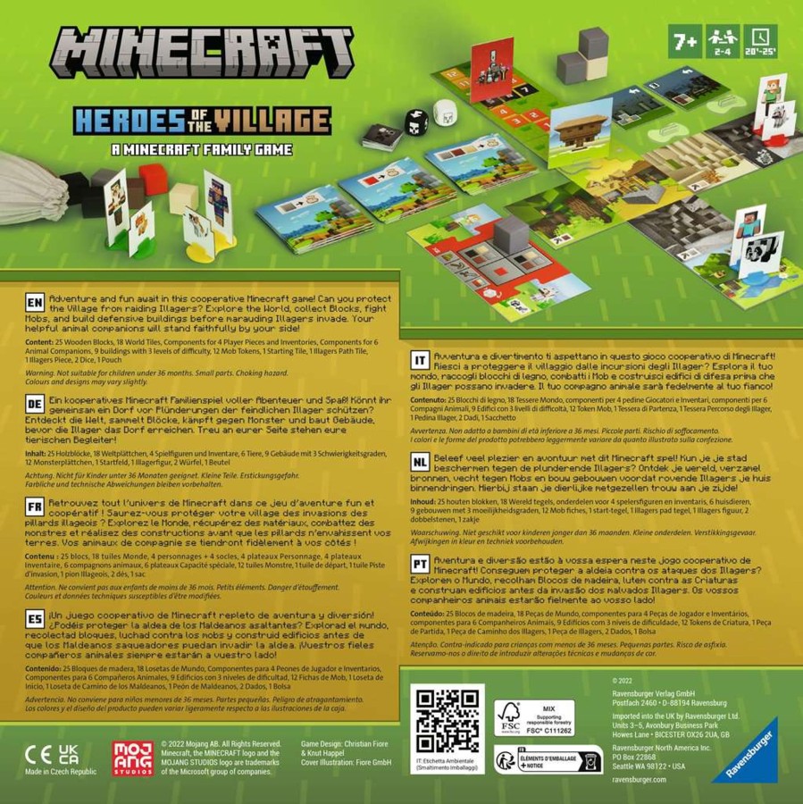 Spelletjes Ravensburger | Minecraft - Jds - Heroes Of Thr Village (Vers. En/De/Fr/Es/It/Nl/Pt)