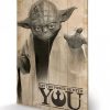 Decoratie Pyramid | Star Wars - May The Force Be With You - Wooden Print 40X59