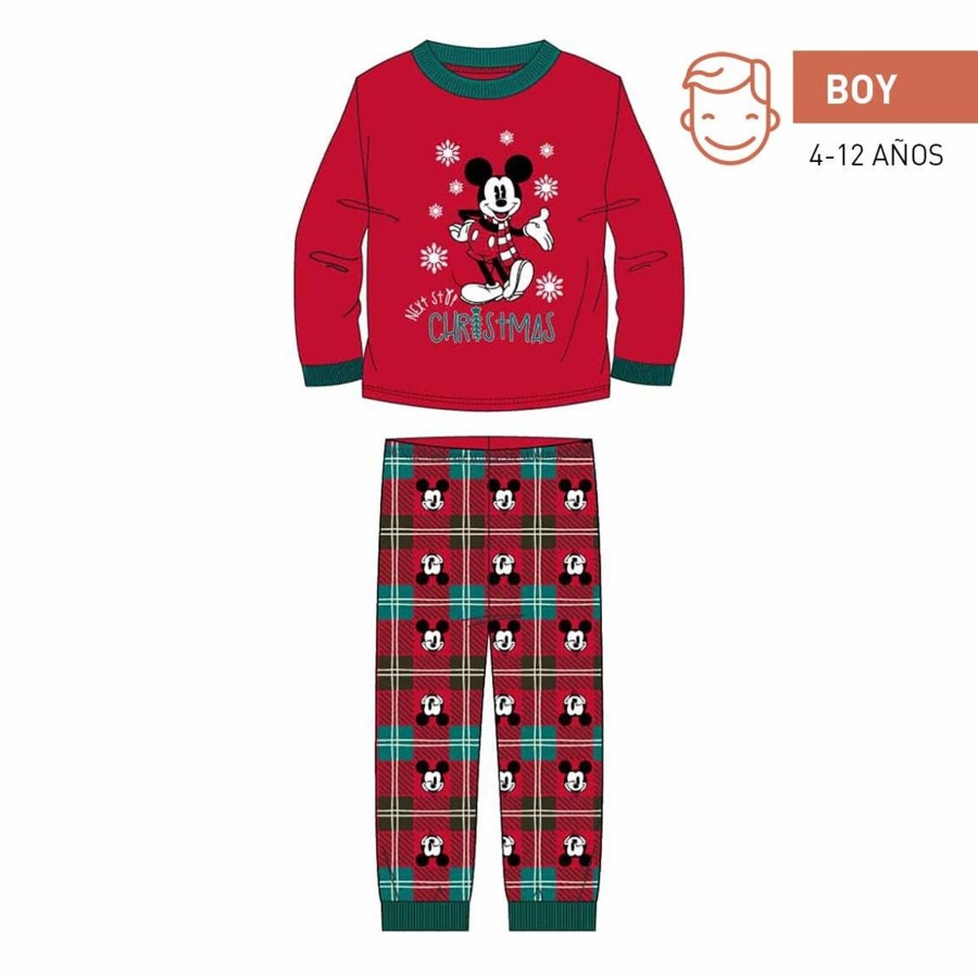 Kleding Cerda | Disney - Mickey - Boy Jersey Long Pyjama - (8Yo)