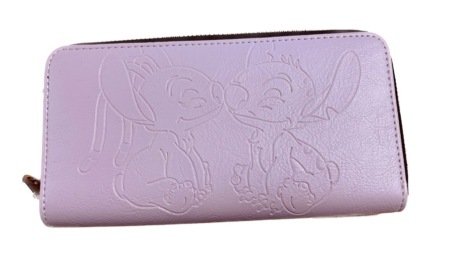 Accessoires Red Robin | Stitch & Angel - Pink & Black - Wallet - 19X10X2,5Cm'