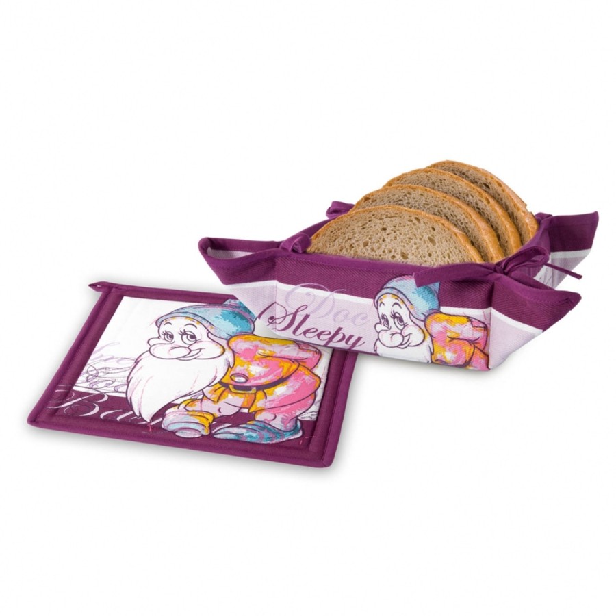 Keuken ShopForGeek | Disney / Seven Dwarfs - Bashful Set : Bread Basket & Plate Mats