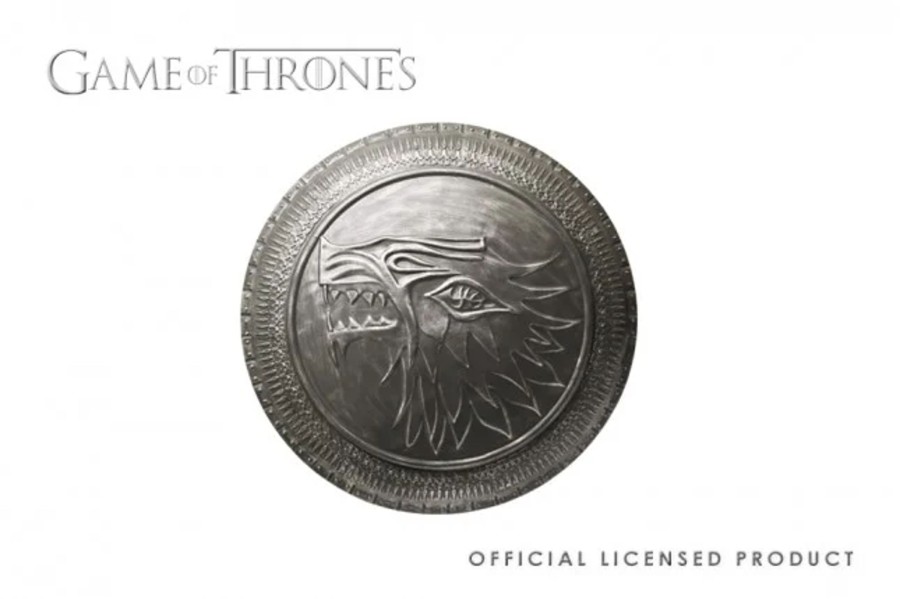 Decoratie ShopForGeek | Game Of Thrones - Stark Infantry Shield Replica 1:1