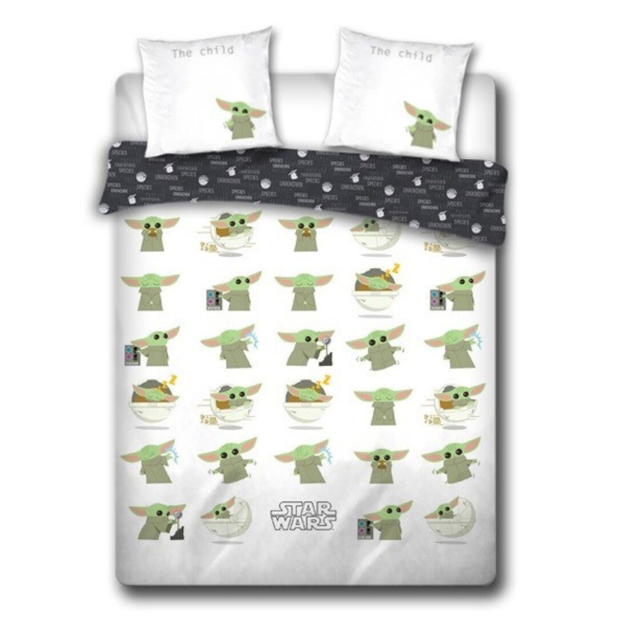 Decoratie AyMax | Star Wars - Duvet Cover 240X220Cm - The Child '100% Coton'